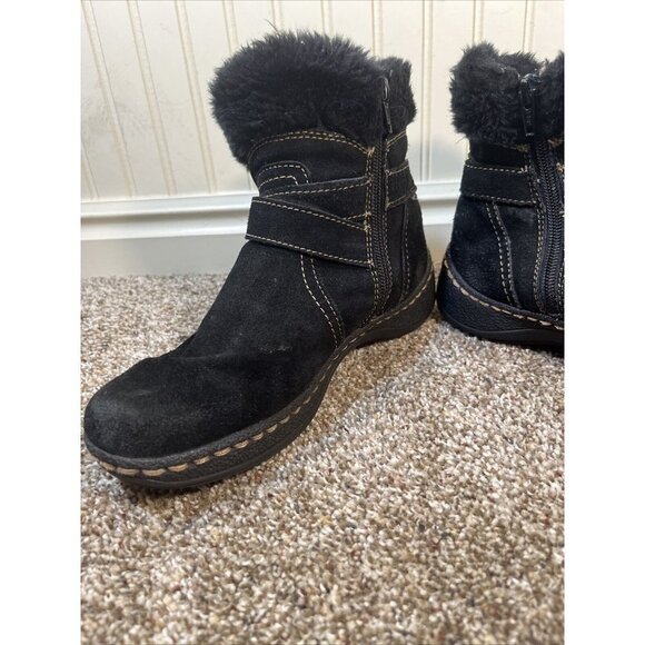 Baretraps Eryn Womens Size 6 Black Regular Suede Winter Boots - Picture 2 of 12